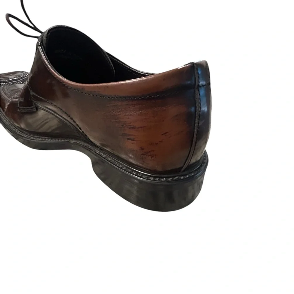 BASS Men’s Vintage Brighton Leather Dress Shoes Brown 11M‎